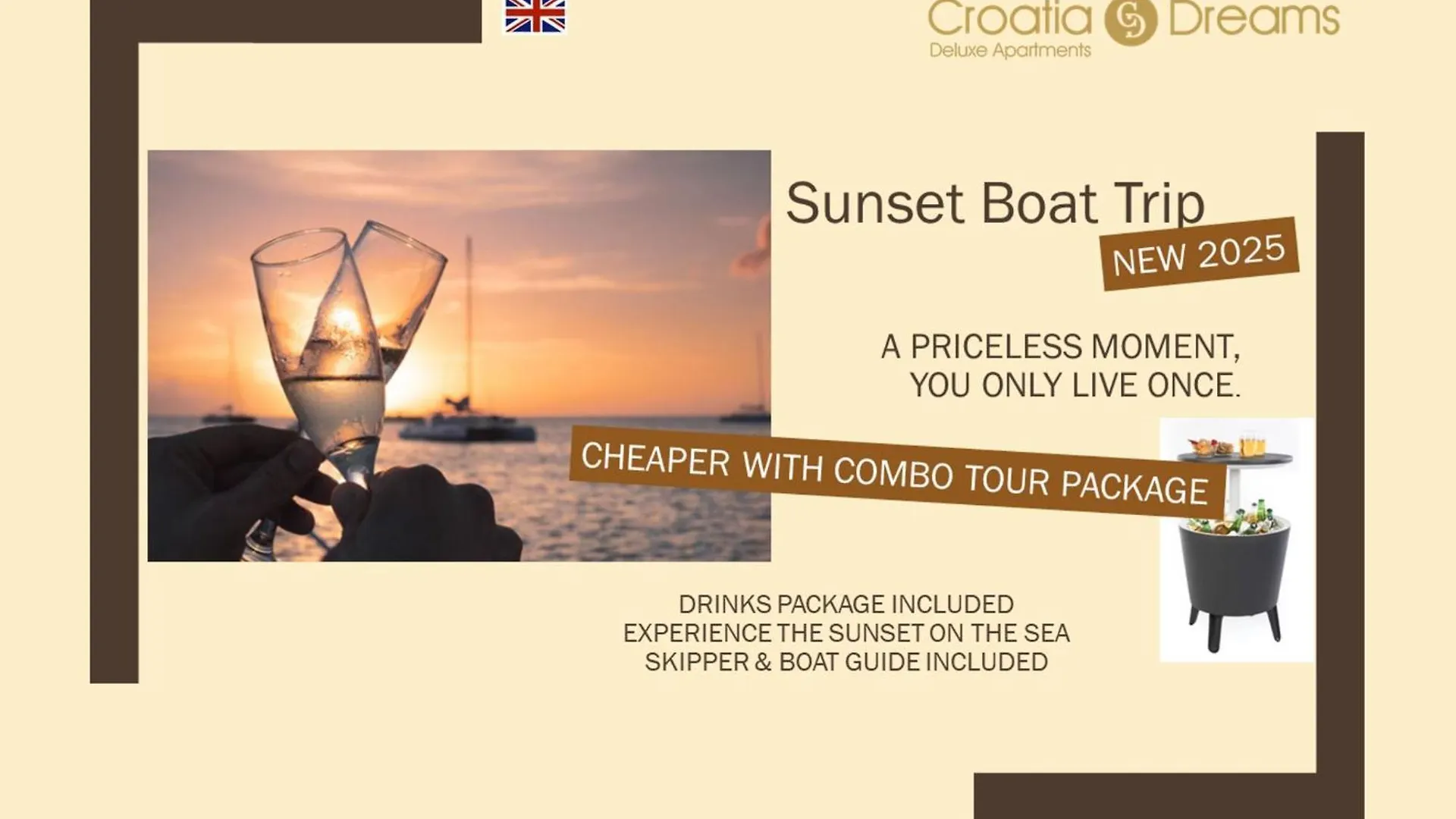 Oceanview Deluxe Penthouse Apartment With 89M2 Living Space & 90M2 Roof Terrace Trogir